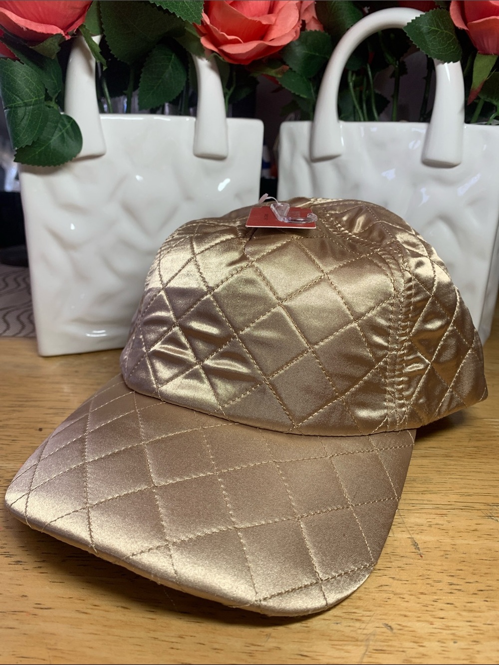 Mossimo Supply Co. Gold Quilted Cap